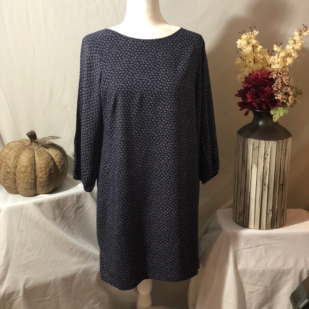 Old Navy, navy blue and white, shift dress